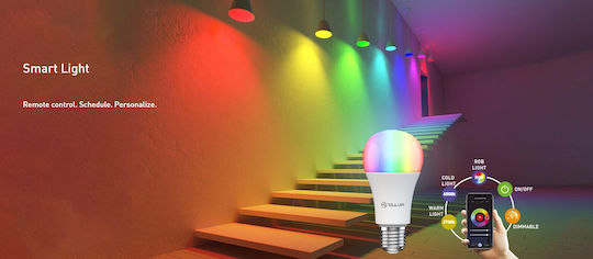 Tellur Bec Smart LED 9W pentru Dulie E27 RGB 820lm