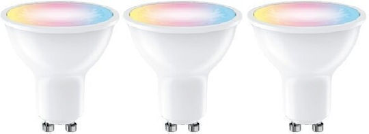 Xanlite Becuri Smart LED 5W pentru Dulie GU10 Alb reglabil 345lm 3buc
