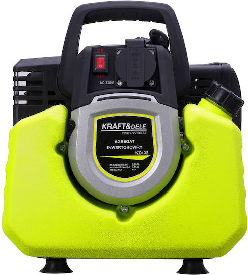 Kraft & Dele Αθόρυβη Γεννήτρια Βαλιτσάκι Inverter Βενζίνης Δίχρονη με Χειροκίνητη Μίζα