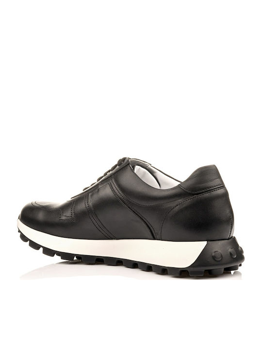 Δερμάτινα Ανδρικά Slip-On Μαύρα