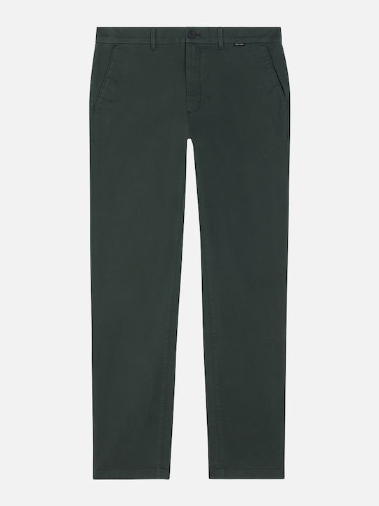 Calvin Klein Παντελόνι Chino Dark Green