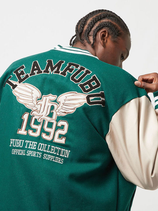 Fubu College Jacket Green