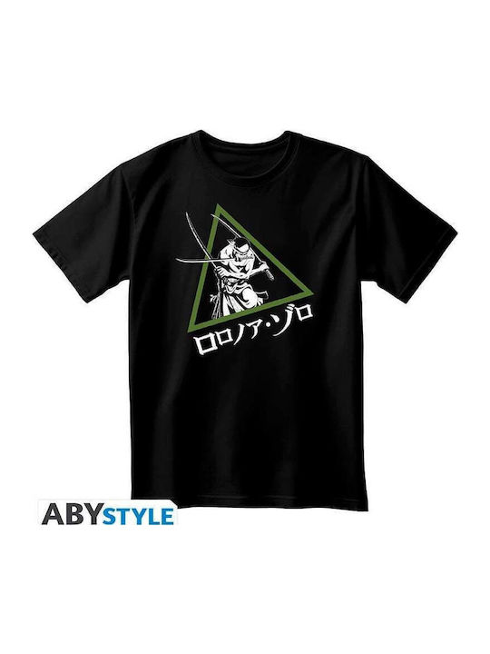 Abysse One Piece - Roronoa Zoro T-shirt One Piece Μαύρο Abysse One Piece - Roronoa Zoro T-shirt One Piece Μαύρο