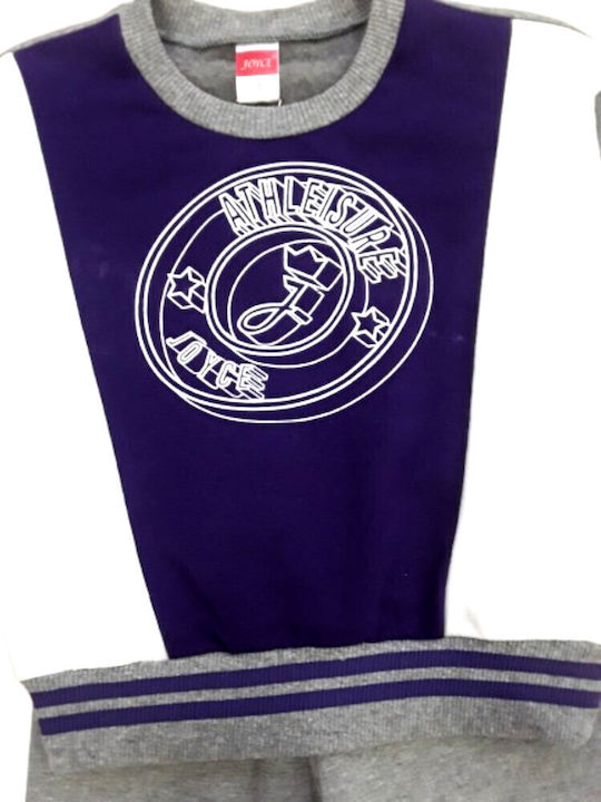 Joyce Kids Clothing Set with Leggings Purple 2 Pieces