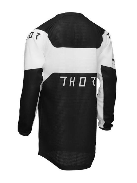 Thor Launchmode Kinder Motocross-Shirt Schwarz Farbe