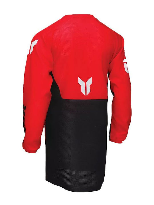Thor Launchmode Kinder Motocross-Shirt Rot Farbe