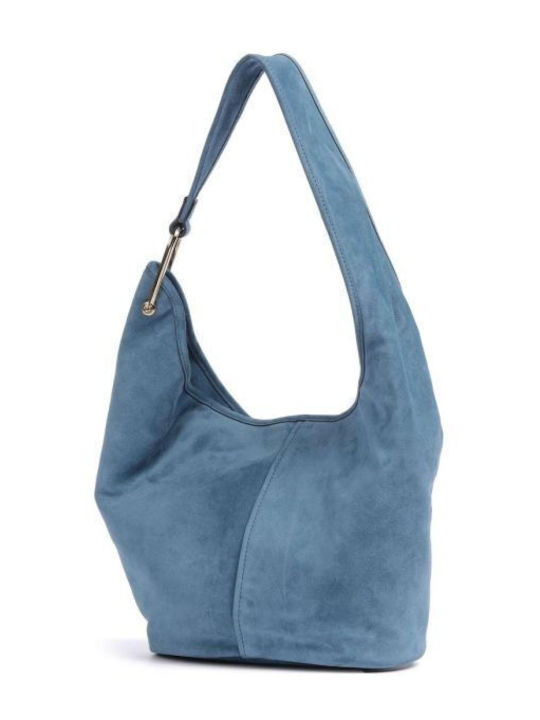 Michael Kors Hobo Leather Women's Bag Shoulder Blue