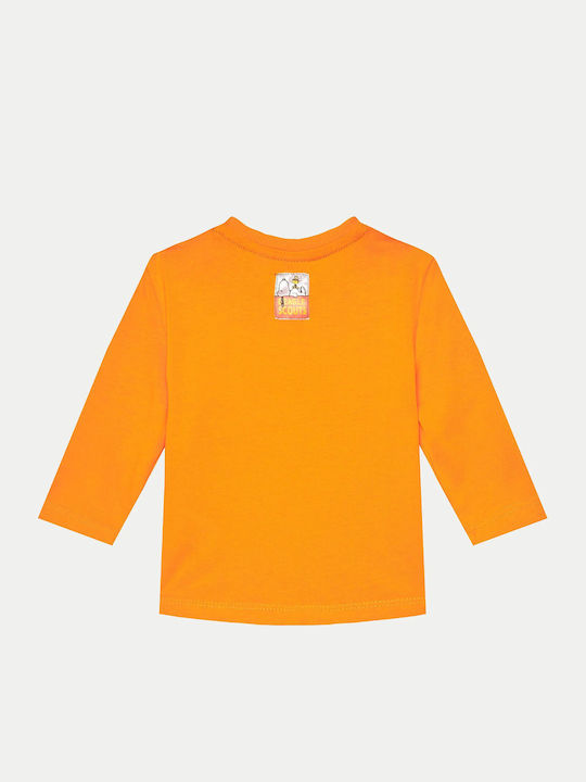 Kinderhemd Langarm orange