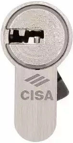 Cisa Κύλινδρος Κλειδαριάς Ασφαλείας Μισός 40mm (30-10) με 3 Κλειδιά Χρυσός
