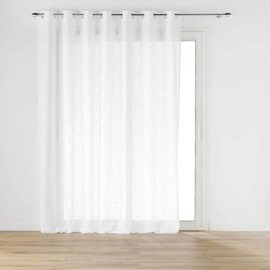 Douceur d'Intérieur L-c Haltona Mit Grommets Weiße 240x400cm
