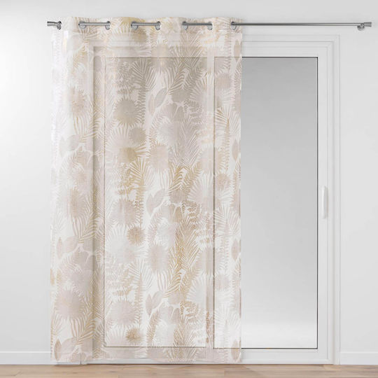 L-c Melisse with Grommets White 140x240cm