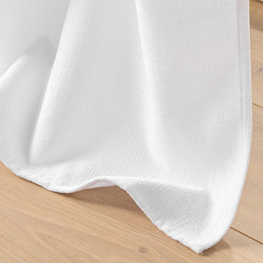 Curtain with Grommets L-c Verra White 140x260cm