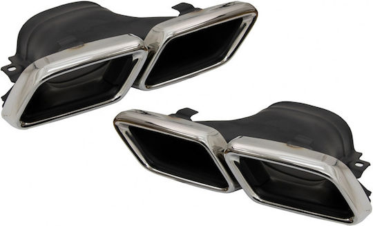 Exhaust Tips Mercedes-Benz E-Class W213 16+ GLC-Class X253/C253 15-17 AMG Look 2 Pieces