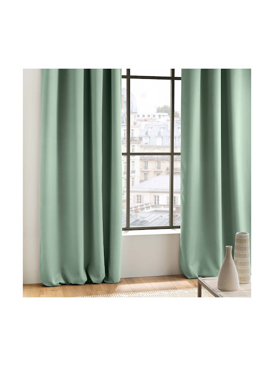Curtain Blackout with Grommet L-c Occult Green 1611735 135x240cm