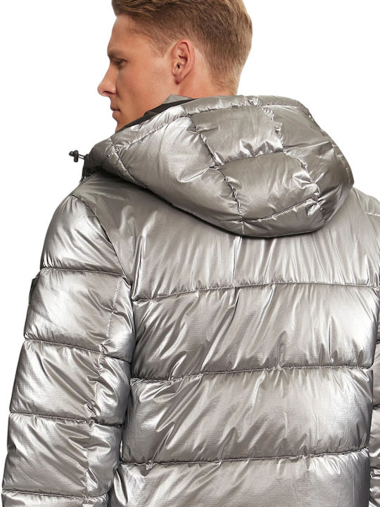 Μπουφάν Puffer Silver