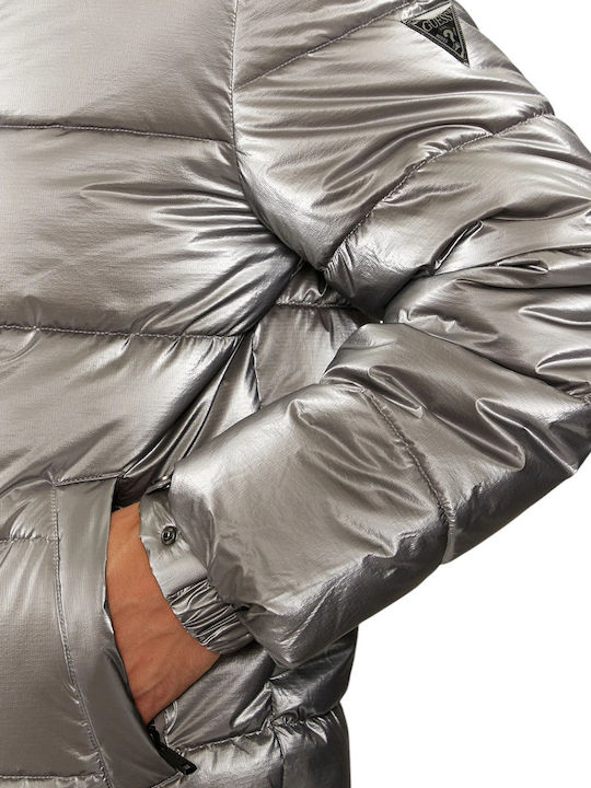 Μπουφάν Puffer Silver
