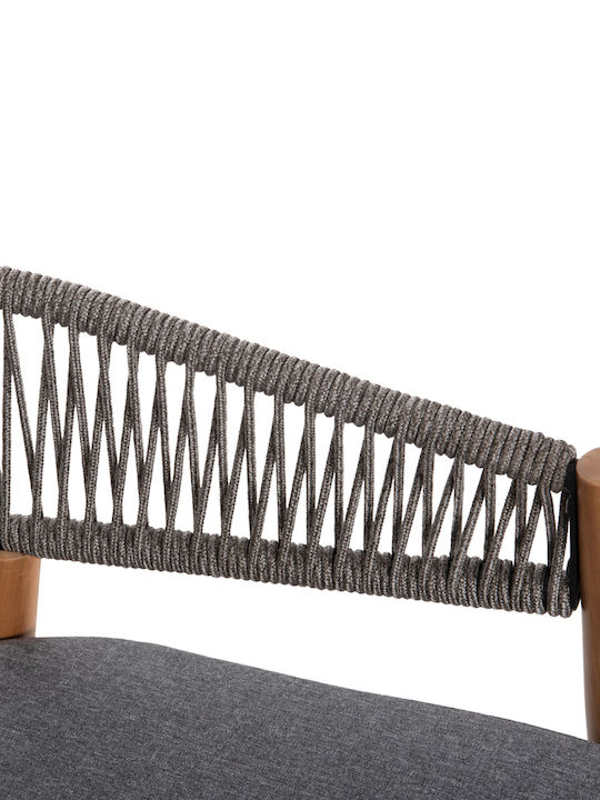 Outdoor Dining Set Navant 9 Pieces Gray with Pillows