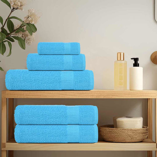 vidaXL 80x200cm Turquoise Bath Towel Weight 360gsm