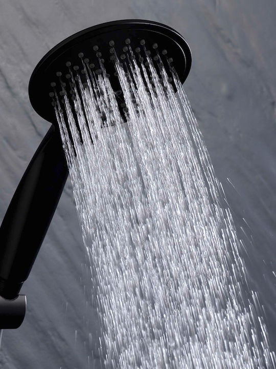 Shower Column without Mixer Black
