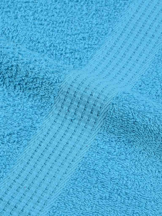 vidaXL Bath Towel 100x200cm Turquoise 4 Pieces Weight 360gsm