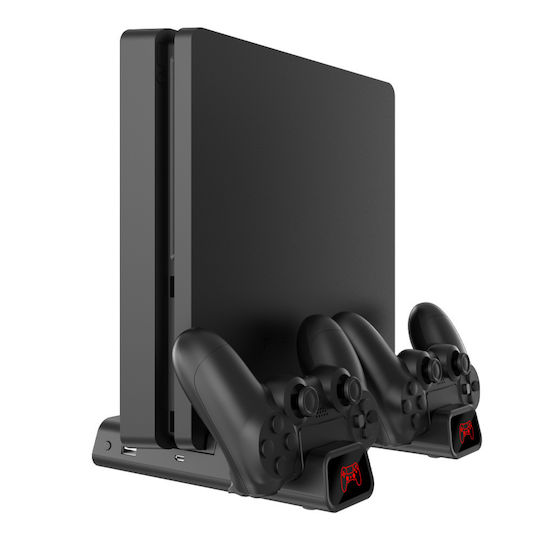 White Shark Ps4 Cooling Pad 2 Charging Dock Ps4-19076 Black Cutman