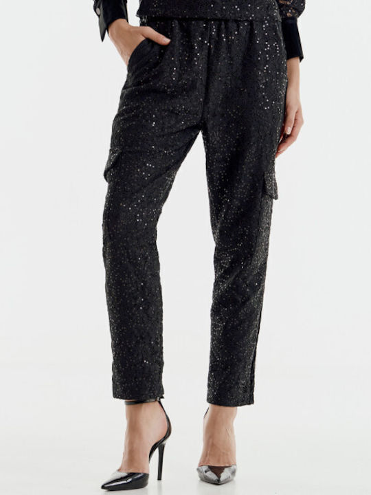 Access Women's Fabric Trousers Black