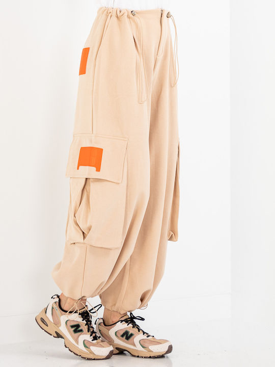 Damen Stoffhose Braun