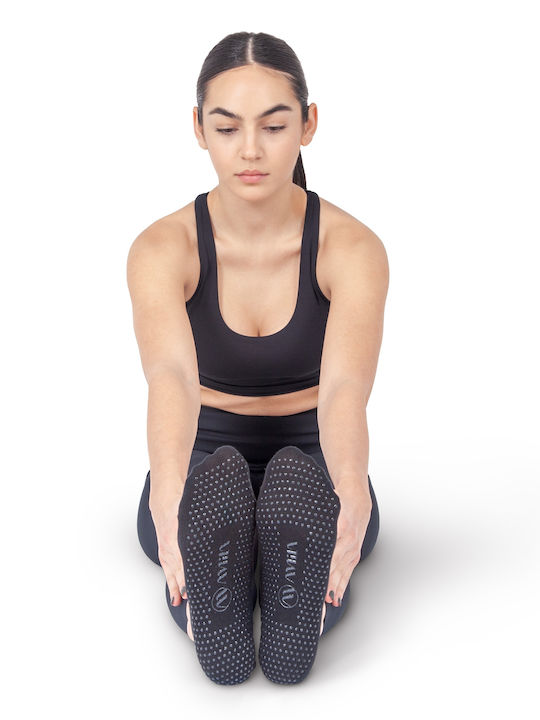 AMILA Yoga/Pilates Socks Black 1 Pair