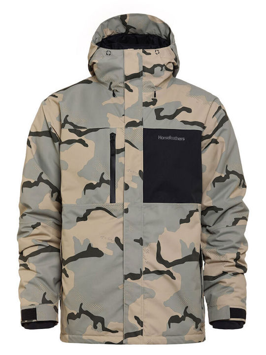 Horsefeathers OM318A Ανδρικό Μπουφάν για Σκι & Snowboard Desert Camo