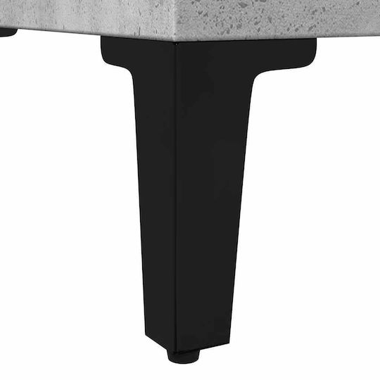 vidaXL Στήλη Μπάνιου Τοίχου Μ30xΒ30xΥ100cm Γκρι