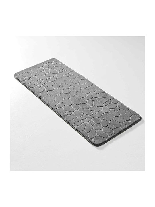 Douceur d'Intérieur Non-Slip Bath Mat L-c Ricochet 1802097 CHARCOAL GREY 50x120cm