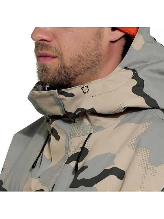 Horsefeathers OM318A Ανδρικό Μπουφάν για Σκι & Snowboard Desert Camo