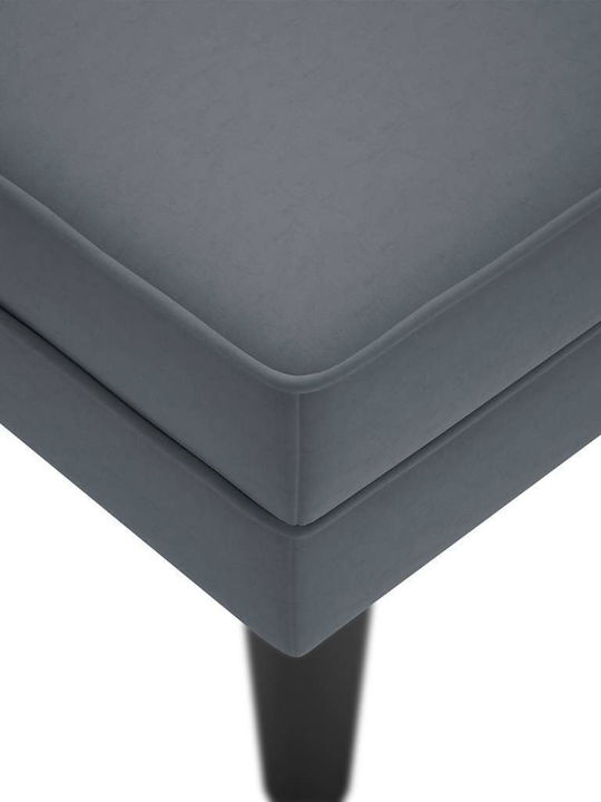 Fabric Recliner Gray L132xW56xH70cm