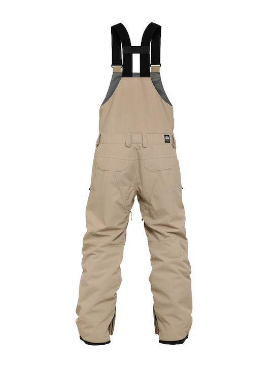 Horsefeathers OM323B Men's Dungarees for Ski & Snowboard Beige