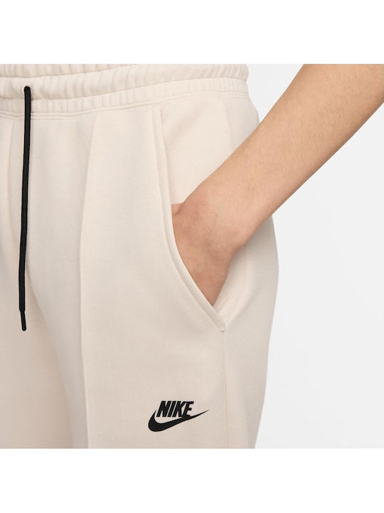 Tech Fleece Παντελόνι Φόρμας Εκρού