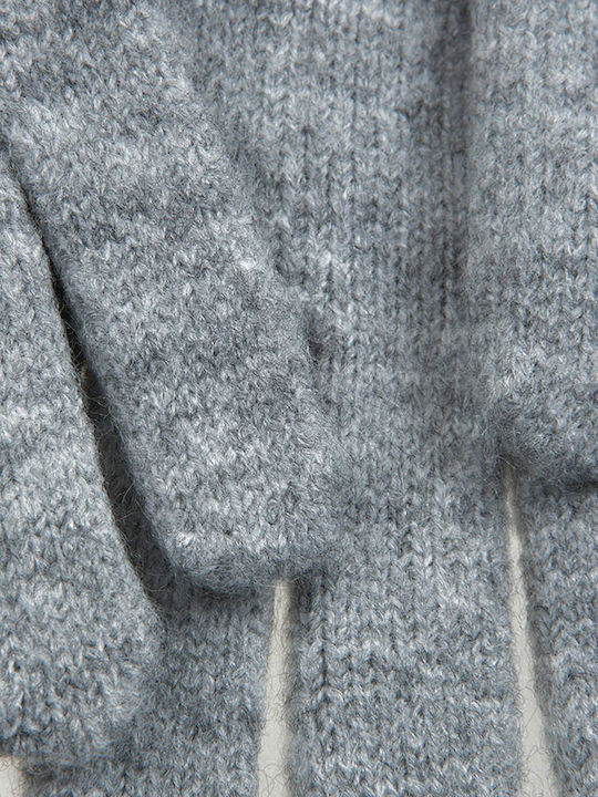 Gri Femei Tricotate Manusi