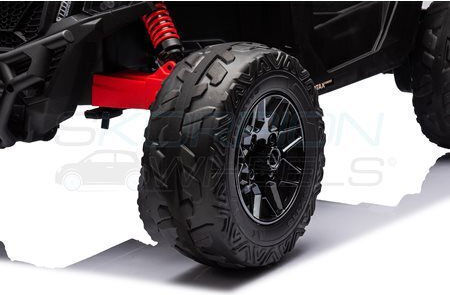 Can-Am Maverick Buggy Две Места с Дистанционно Управление Лицензиран 24 Волта Бежов