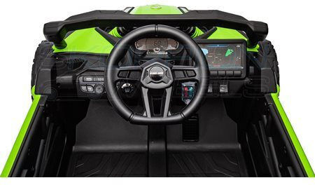 Can-Am Maverick Buggy Două Locuri Cu Telecomandă Licențiat 12 Volți Verde