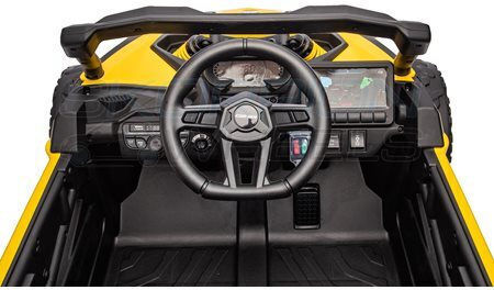 Can-Am Maverick Buggy Διθέσιο με Τηλεκοντρόλ Licensed 12 Volt Κίτρινο