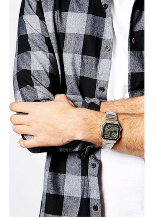 Casio Ρολόι Μπαταρίας με Μεταλλικό Μπρασελέ Casio Ρολόι Μπαταρίας με Μεταλλικό Μπρασελέ