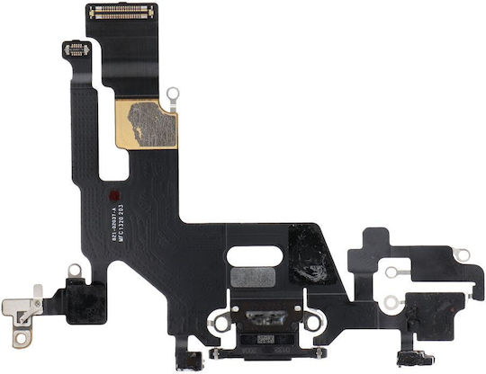 Flex Cable with Charging port in Black color for iPhone 11