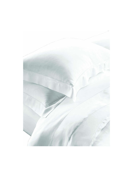 Makis Tselios Home Sheet Sets King Size 260x270cm. Azur White 4pcs