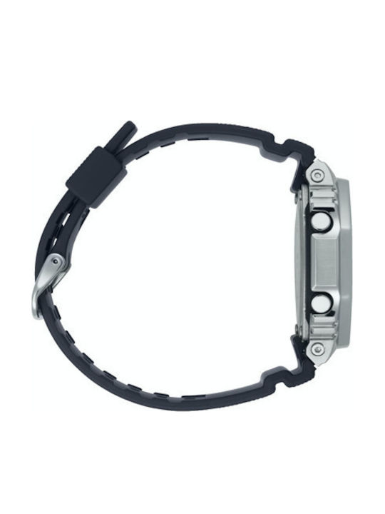 Casio G-Shock Αναλογικό/Ψηφιακό Ανδρικό Ρολόι 44.4mm Χρονογράφος Μπαταρίας με Μαύρο Καουτσούκ Λουράκι