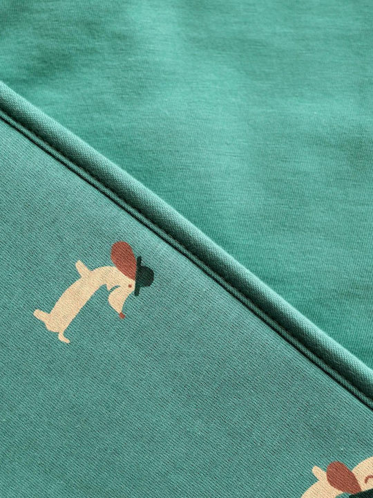 Bemini Winter Sleeping Bag with Feet Magic 3 Tog Wouff Green