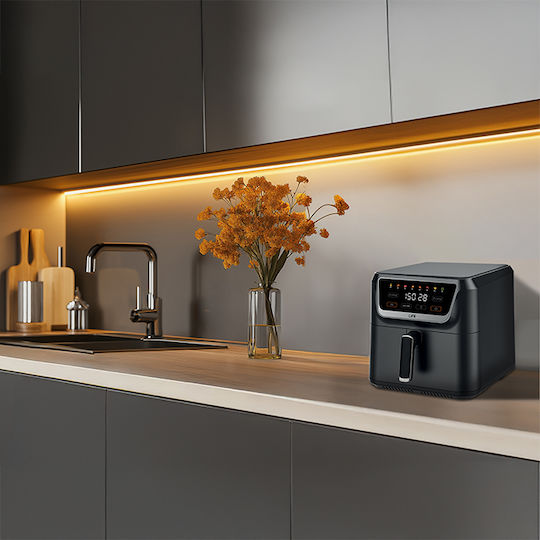 Life GR8 Air Fryer 8lt Μαύρο