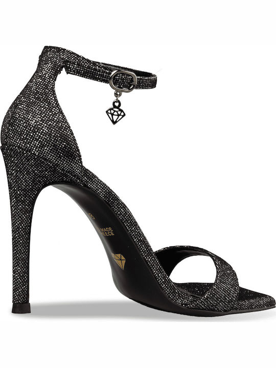 Stilettos Πέδιλα Μαύρα