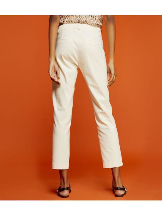 Access Women's Fabric Trousers Vanilla