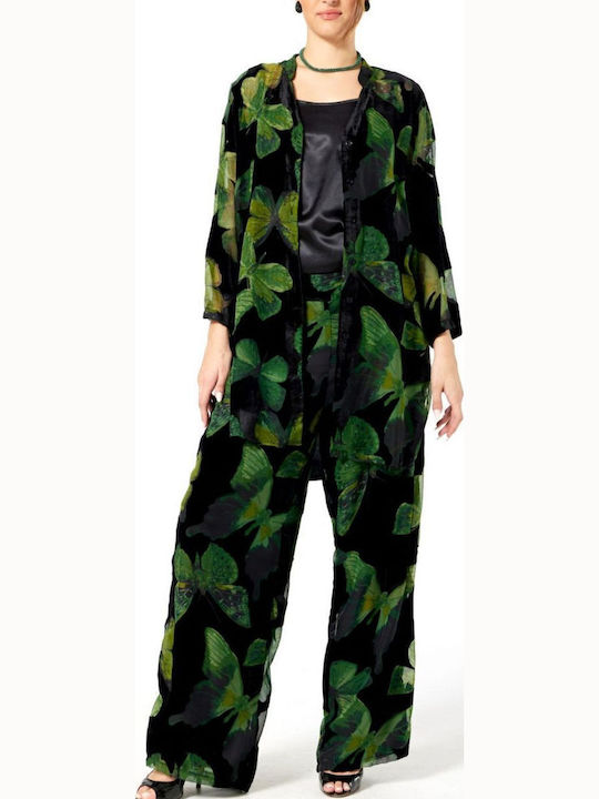 Femei Din material textil Pantaloni cu elastic Verde