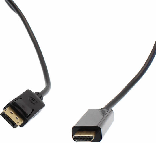 Καλώδιο Displayport Αρσενικό Hdmi Αρσενικό 5m Hdtv 1080p Oem
