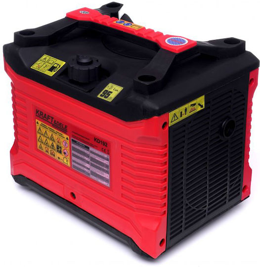 Kraft & Dele Αθόρυβη Γεννήτρια Βαλιτσάκι Inverter Βενζίνης Τετράχρονη με Χειροκίνητη Μίζα